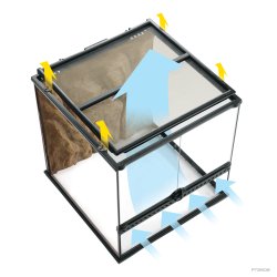 Exo Terra Natural Terrarium small X-Tall - 45 x 45 x 90cm - Shopivet.com