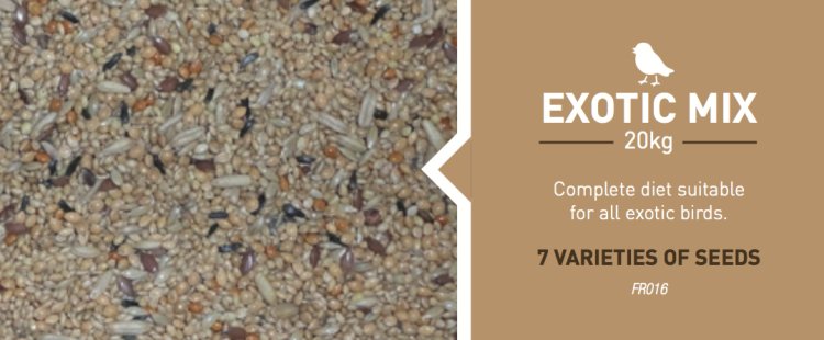 Exotic Mix 20 KG - Shopivet.com