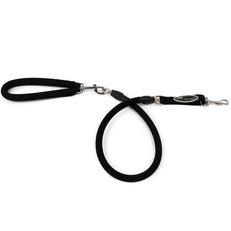 Ez Step Stretch Leash Medium - black - Shopivet.com