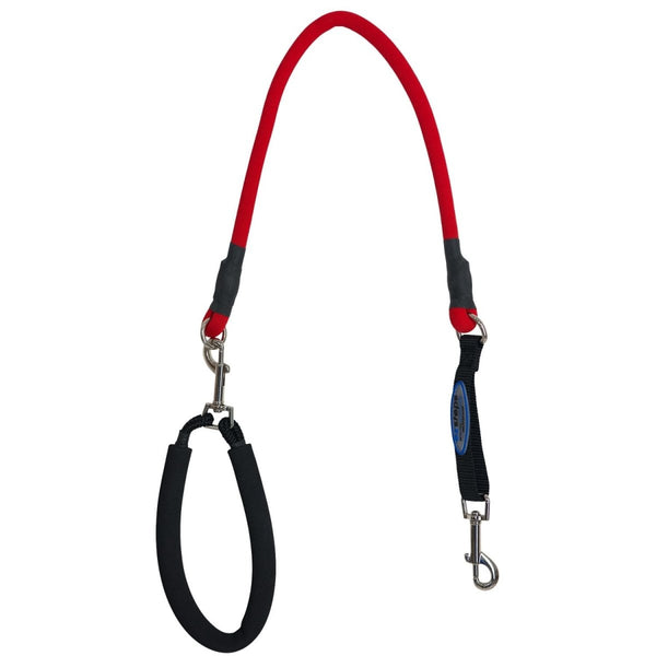 Ez Step Stretch Leash Medium - red - Shopivet.com