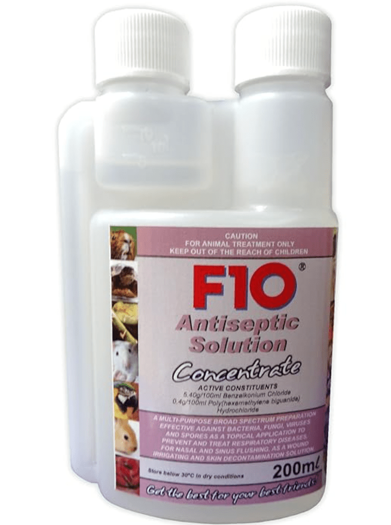 F10 ANTISEPTIC SOLUTION CONCENTRATE 200ML - Shopivet.com