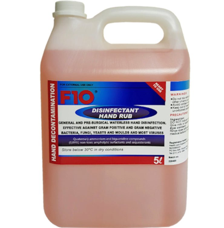 F10 Disinfectant Hand Rub 5 L - Shopivet.com