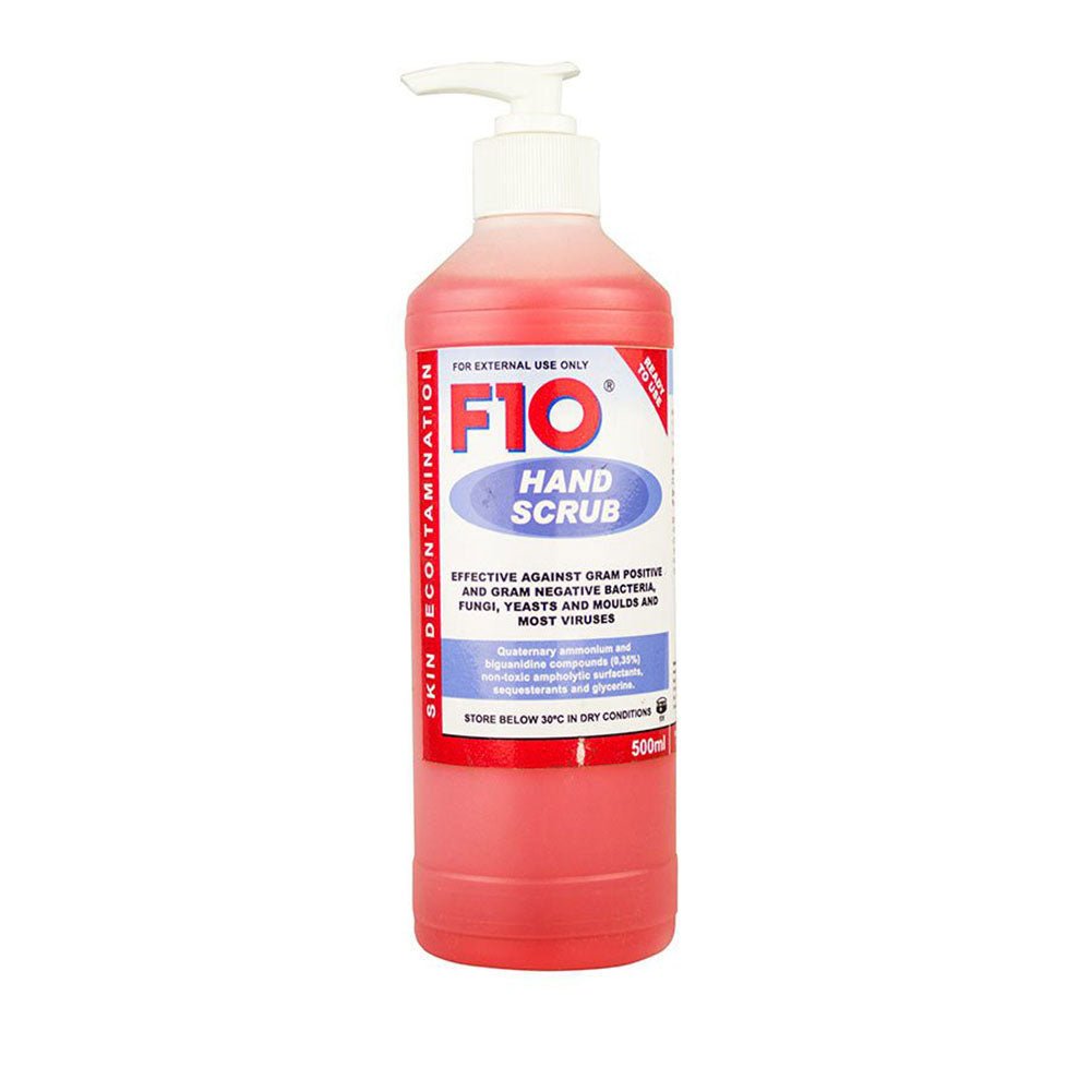 F10 Hand Scrub With Pump 500 ML - Shopivet.com