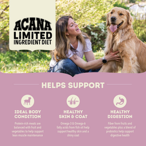 Acana Singles Limited Ingredient Diet Grass-Fed Lamb Recipe Dry Dog Food - 6kg