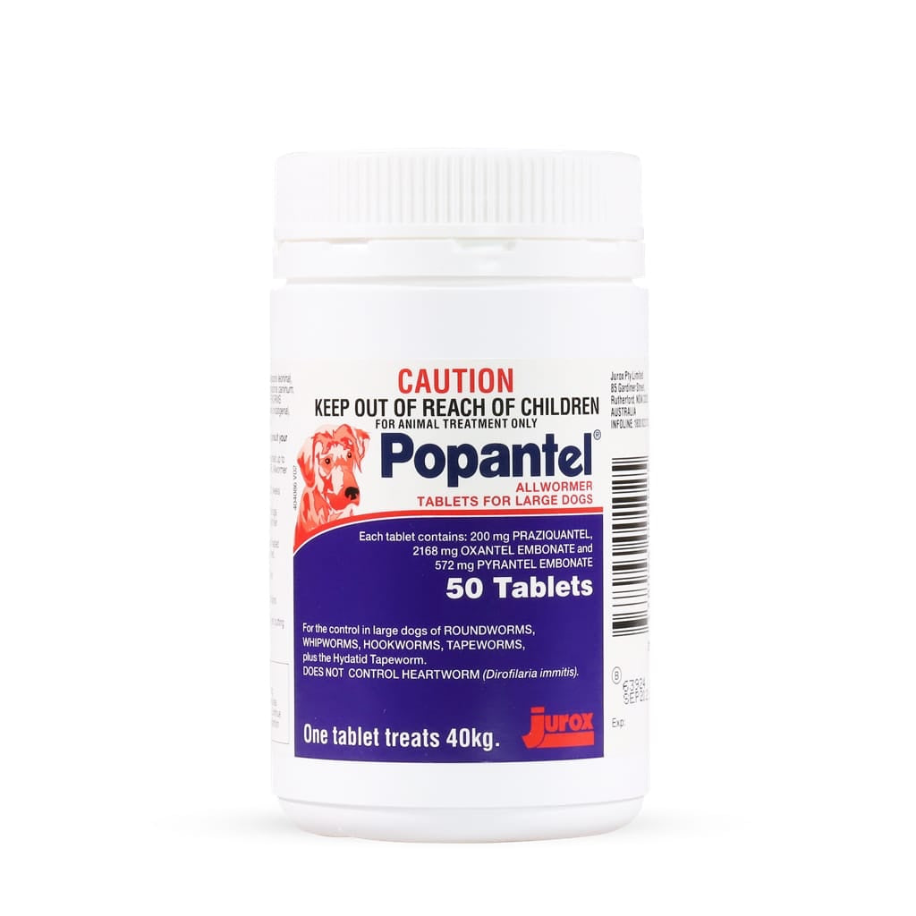 POPANTEL 40KG TAB 2168MGx50BT