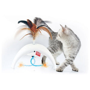Feather Spinner with 2 Replacable Natural Feathers Caps - Shopivet.com