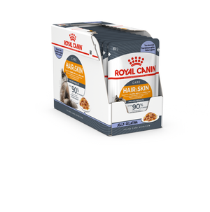 Feline Care Nutrition Hair & Skin Jelly (WET FOOD - Pouches) 12x85g