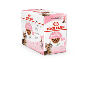 Feline Health Nutrition Kitten Sterilised Gravy (WET FOOD - Pouches) 12x85G