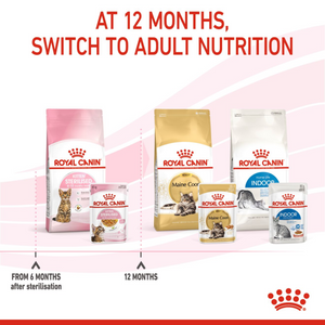 Feline Health Nutrition Kitten Sterilised Gravy (WET FOOD - Pouches) 12x85G