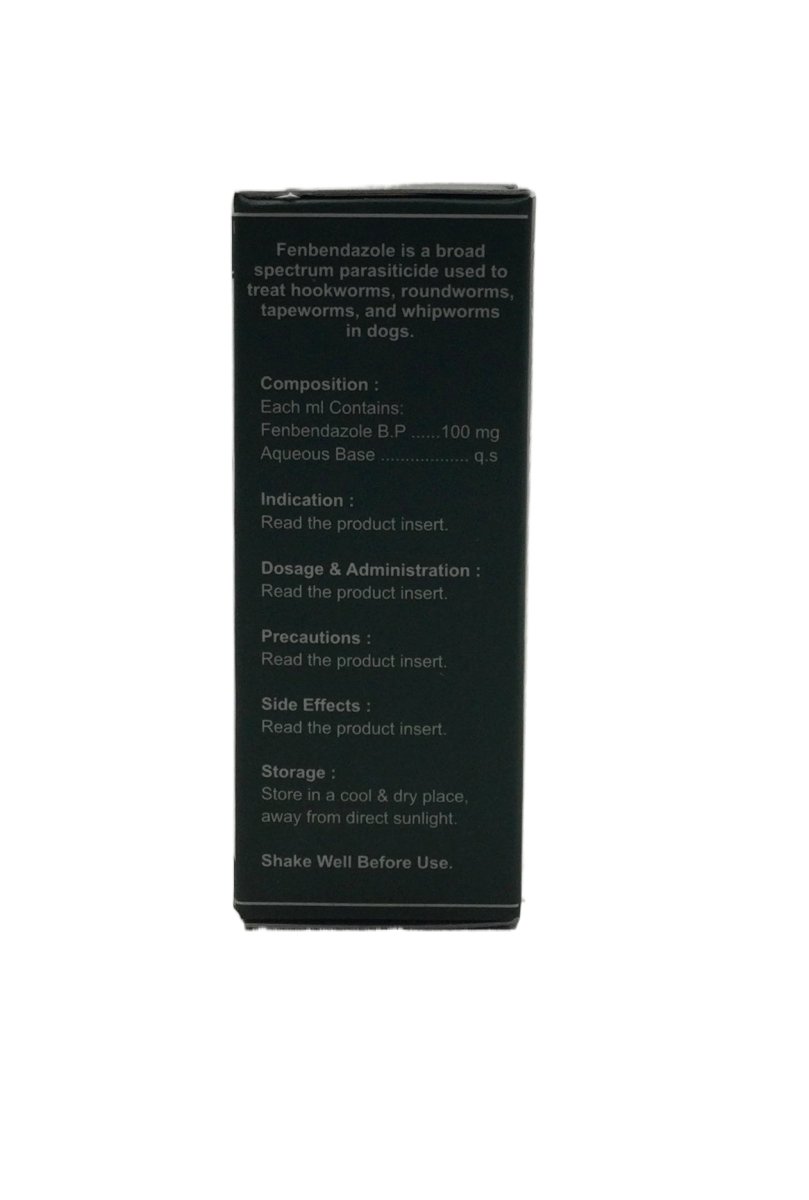 Fenbendazole B.P 100mg/ml Dewormer Oral Suspension - Shopivet.com
