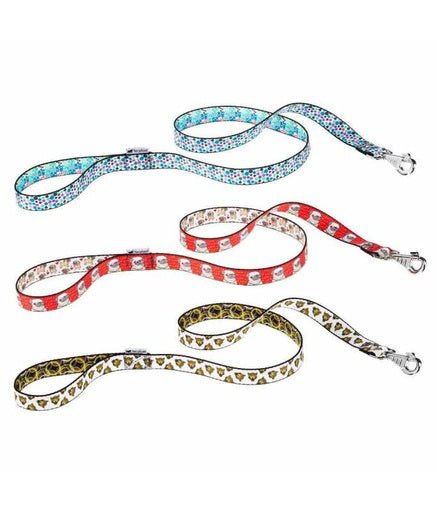 Ferplast Arlecchino Polyester Leads[Color - Mixed Colours, Dimension - 20mm x L 120cm] - Shopivet.com