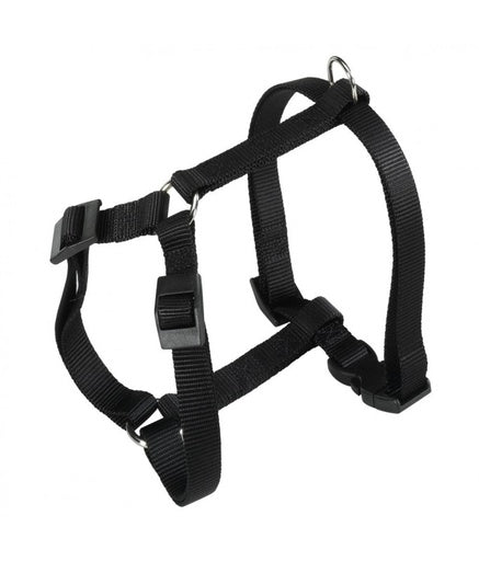 Ferplast Champion P Harness[Color - Black, Dimension - 37 - 57cm x 44 - 72cm x 15mm, Size - M] - Shopivet.com