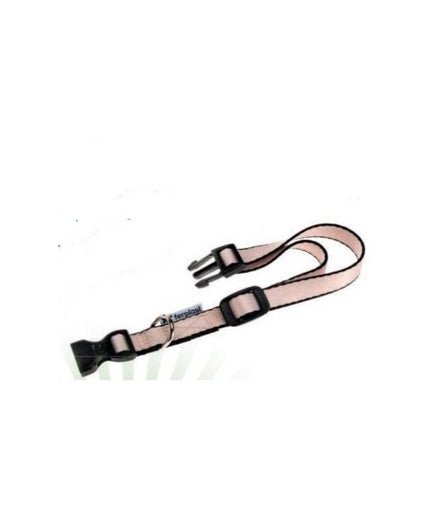 Ferplast Club C Nylon Collar For Dogs[Color - Light Pink, Dimension - 20 - 32cm x 10mm] - Shopivet.com