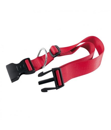 Ferplast Club C Nylon Collar For Dogs[Color - Red, Dimension - 36 - 56cm x 20mm] - Shopivet.com