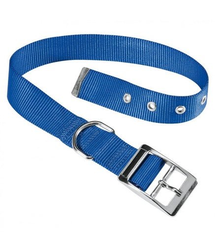 Ferplast Club CF Collar[Color - Blue, Dimension - 27 - 35cm x 15mm] - Shopivet.com