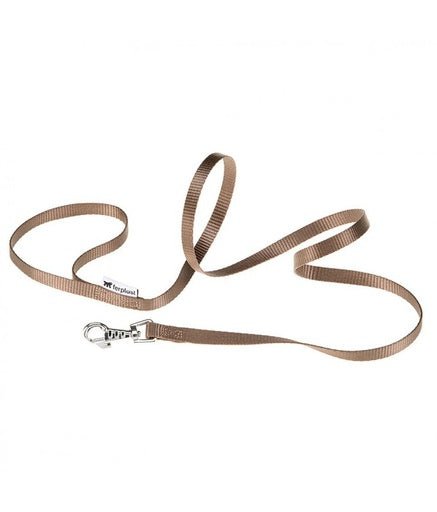 Ferplast Club G Nylon Dog Leash[Color - Brown, Dimension - 10mm x L 120cm] - Shopivet.com