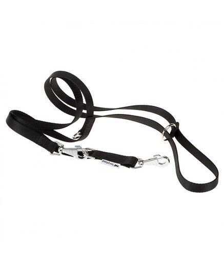 Ferplast Club GA Adjustable Nylon Dog Leash[Color - Black, Dimension - 15mm x L 120cm] - Shopivet.com