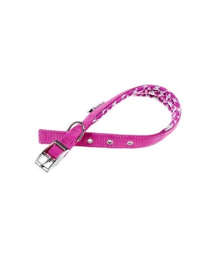 Ferplast Daytona Fantasy Collar[Color - Pink, Dimension - 27 - 35cm x 15mm] - Shopivet.com