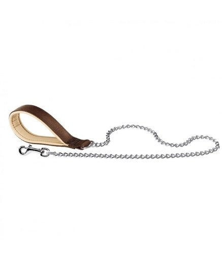 Ferplast Daytona GM Chrome Leash[Color - Brown, Dimension - 25mm x L 100cm] - Shopivet.com