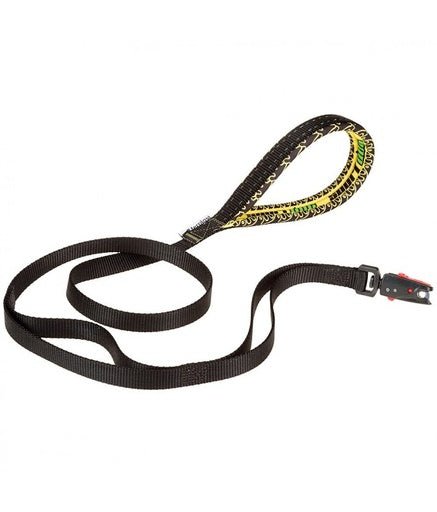 Ferplast Daytona Matic G Dog Lead Complete With Automatic Carabiner[Color - Black, Dimension - 15mm x L 120cm] - Shopivet.com