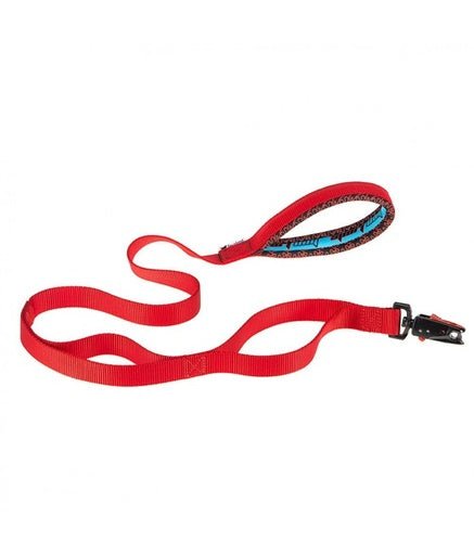Ferplast Daytona Matic G Dog Lead Complete With Automatic Carabiner[Color - Red, Dimension - 15mm x L 120cm] - Shopivet.com