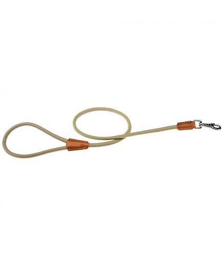 Ferplast Derby G Faux Leather Dog Leash[Color - Grey, Dimension - Ø7mm x 110cm] - Shopivet.com