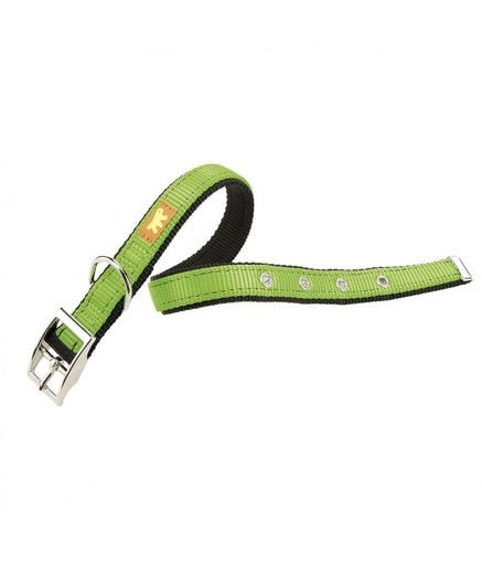 Ferplast Dual CF Collar[Color - Green, Dimension - 37 - 45cm x 25mm] - Shopivet.com