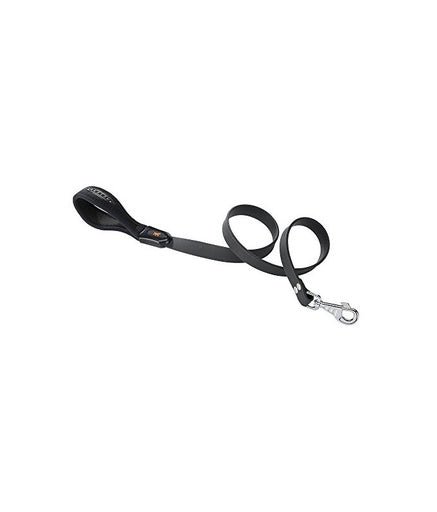 Ferplast Ergoflex G Techno - rubber Dog Leash[Color - Black, Dimension - 25mm x L 55cm] - Shopivet.com