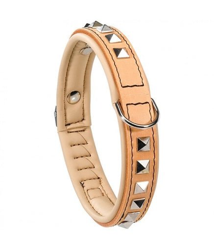 Ferplast Giotto Luxor Collar - Black C30 - 58 - 102[Color - Beige, Dimension - 35 - 39cmx20mm] - Shopivet.com