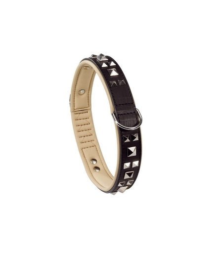 Ferplast Giotto Luxor Collar - Black C30 - 58 - 102[Color - Black, Dimension - 30 - 34cmx20mm] - Shopivet.com