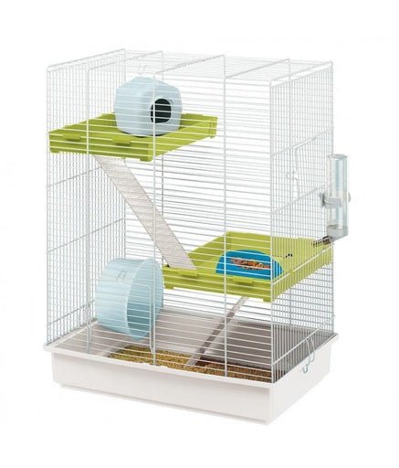Ferplast Hamster Tris Three Floors Hamster Cage - 46 x 29 x h 58 cm - Shopivet.com