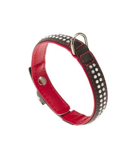 Ferplast Lux Collar[Color - Black, Dimension - 28cmx15mm] - Shopivet.com