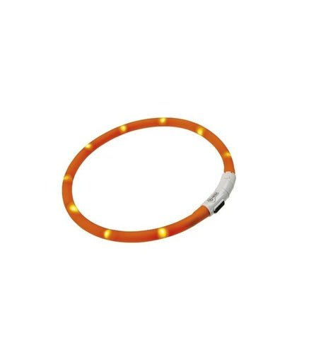 Ferplast Night Over Flash Collar[Flashing over collar for dogs. Recharge with Usb cable][Length - 55cm] - Shopivet.com