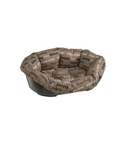 Ferplast Sofa Plastic bed with cotton cushion[Dimension - 114x83x37cm] - Shopivet.com