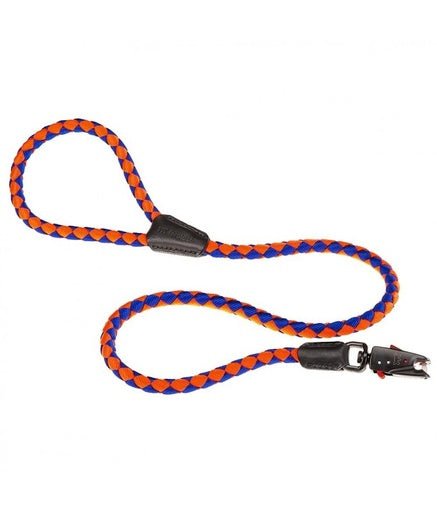Ferplast Twist Matic G Dog Lead Complete With Automatic Snap Hook[Color - Orange, Dimension - Ø12mm x L 110cm] - Shopivet.com