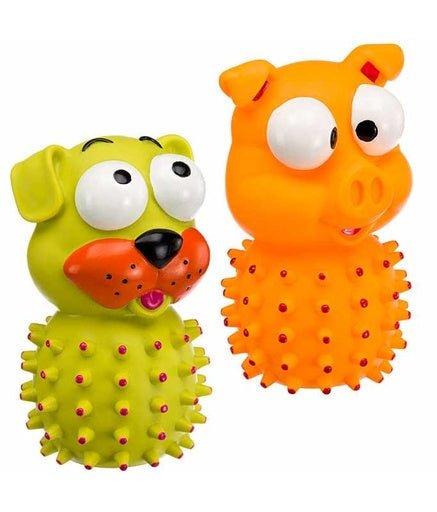 Ferplast Vinyl Squeaky Dog Toy (PA 6556) 8x8.6x h 13.6cm - Shopivet.com