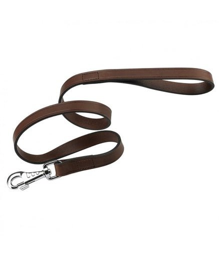 Ferplast VIP G Bull Leather Dog Leash[Color - Brown, Dimension - 12mm x L 120cm] - Shopivet.com
