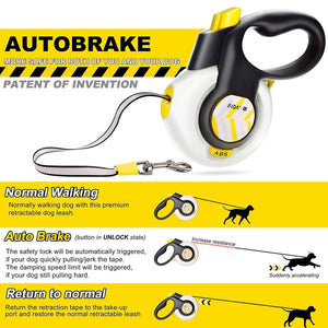 Fida Autobrake Retractable Dog Leash 16 ft - XL - Shopivet.com