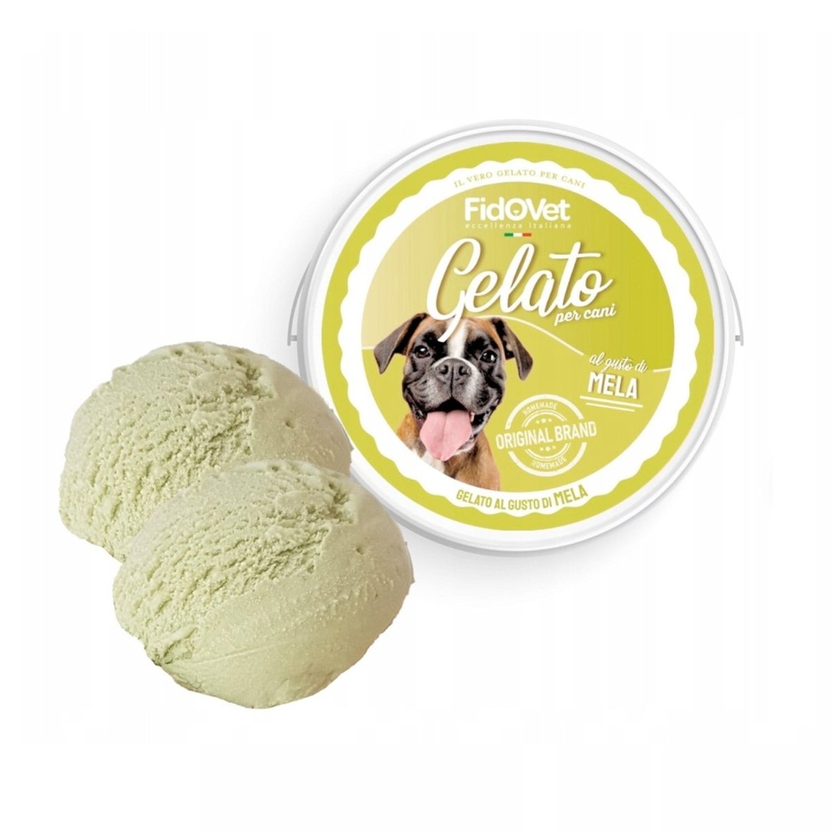 FidoVet Gelato Ice Cream for Dogs (Apple) - Shopivet.com