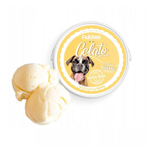 FidoVet Gelato Ice Cream for Dogs (Banana) - Shopivet.com