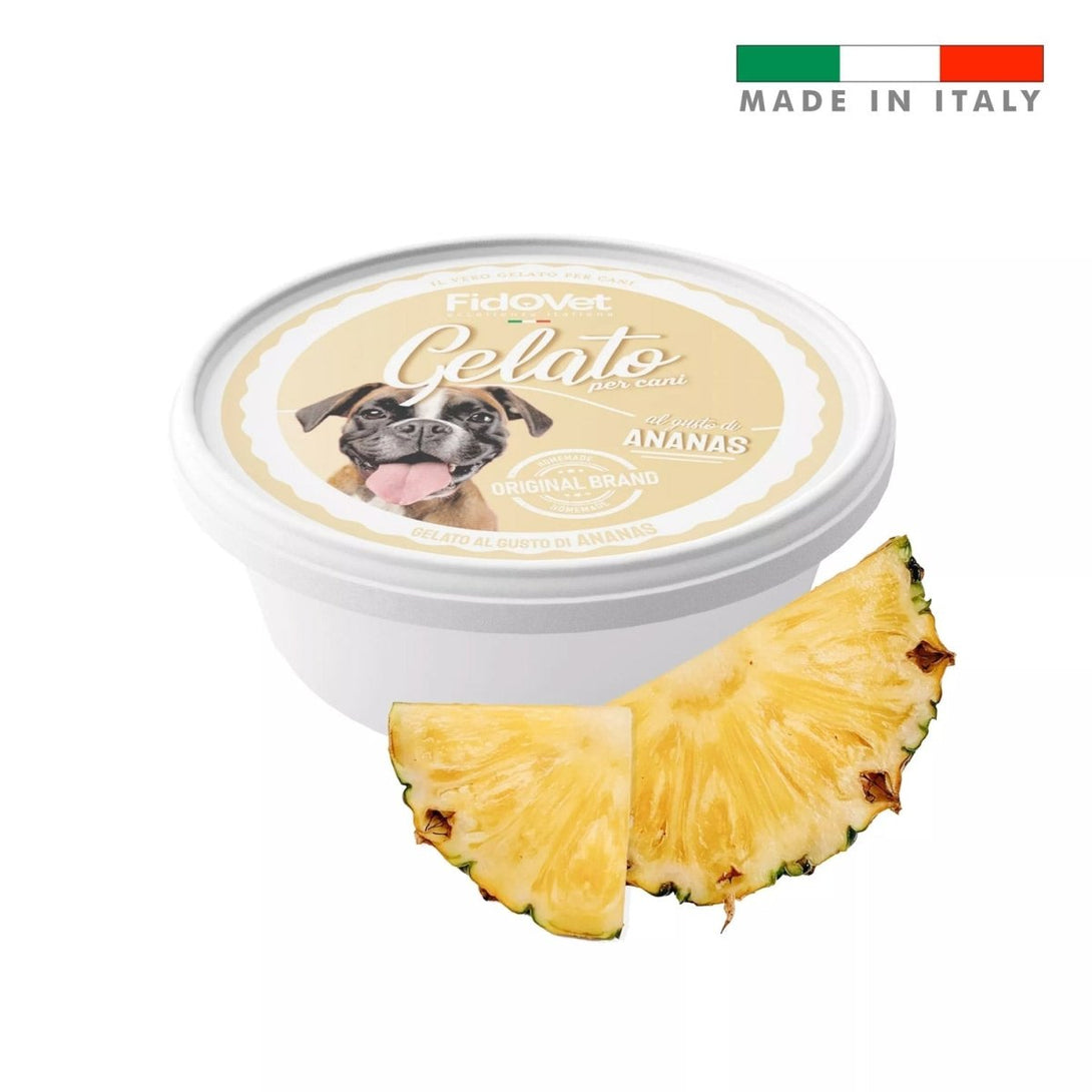FidoVet Gelato Ice Cream for Dogs (Pineapple) - Shopivet.com