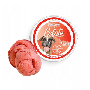 FidoVet Gelato Ice Cream for Dogs (Strawberry) - Shopivet.com