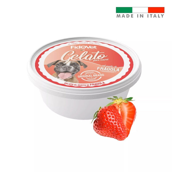 FidoVet Gelato Ice Cream for Dogs (Strawberry) - Shopivet.com