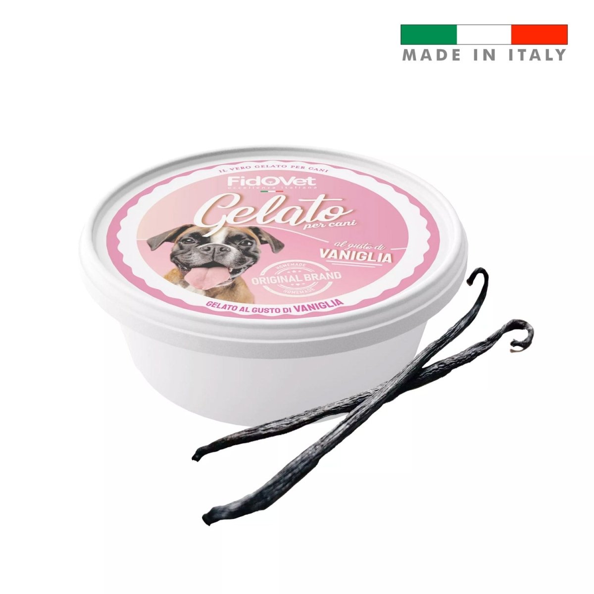 FidoVet Gelato Ice Cream for Dogs (Vanilla) - Shopivet.com