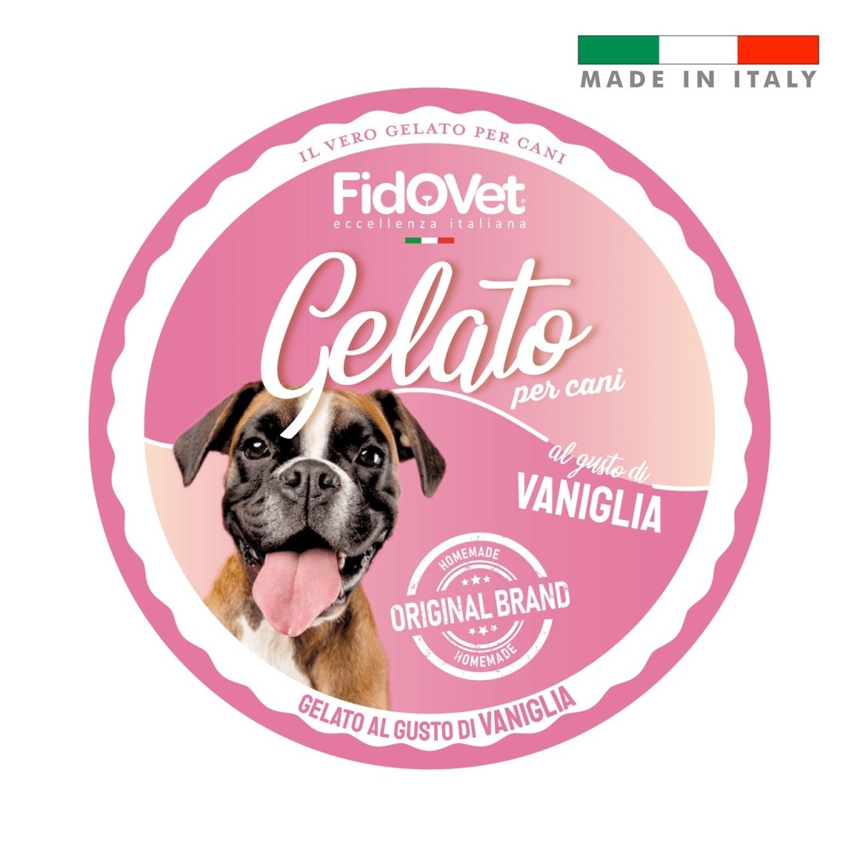 FidoVet Gelato Ice Cream for Dogs (Vanilla) - Shopivet.com