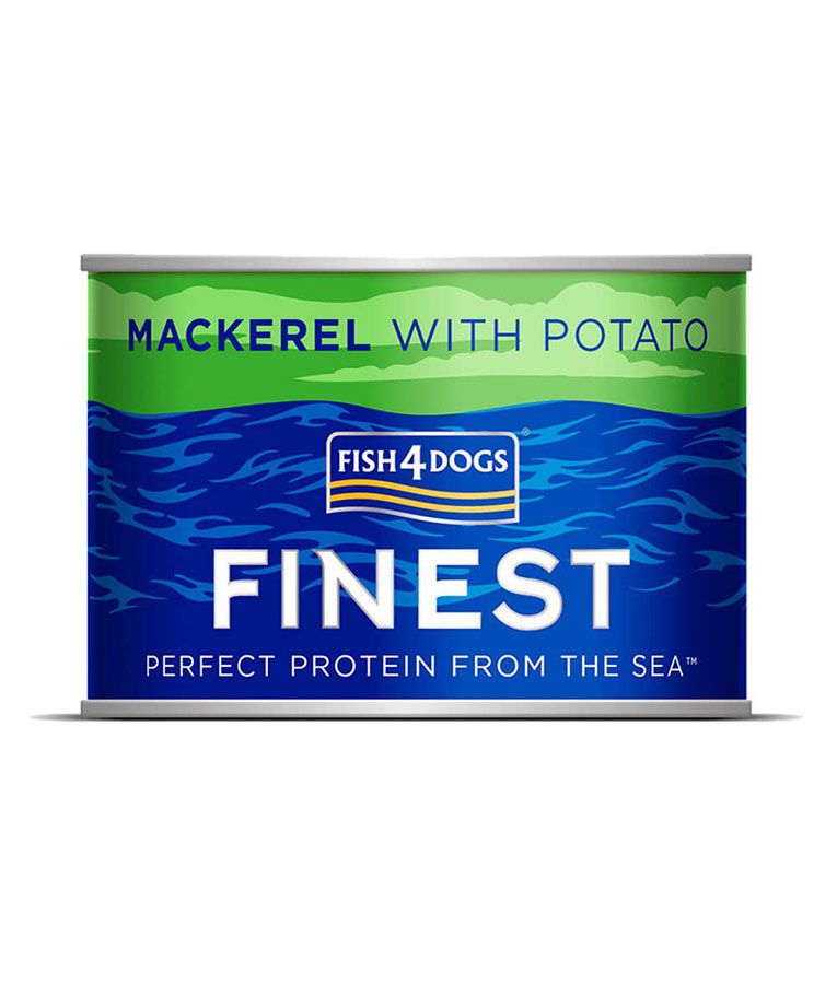 Fish4Dogs Finest Mackerel Complete Adult Wet Dog Food 185g - 185G - Shopivet.com