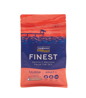 Fish4Dogs Finest Salmon Small Kibble Adult Dry Dog Food - 1.5kg - Shopivet.com