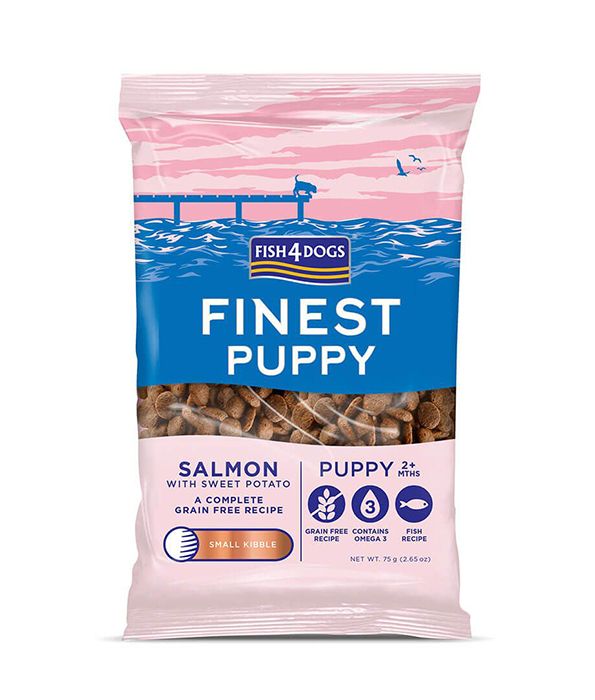 Fish4Dogs Finest Salmon Small Kibble Dry Puppy Food - 1.5kg