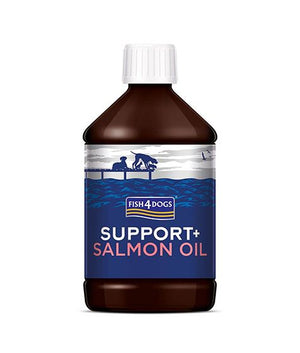 Fish4Dogs Support+ Salmon Oil Dog Supplement 500ml - 500ml - Shopivet.com
