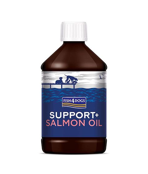 Fish4Dogs Support+ Salmon Oil Dog Supplement 500ml - 500ml - Shopivet.com
